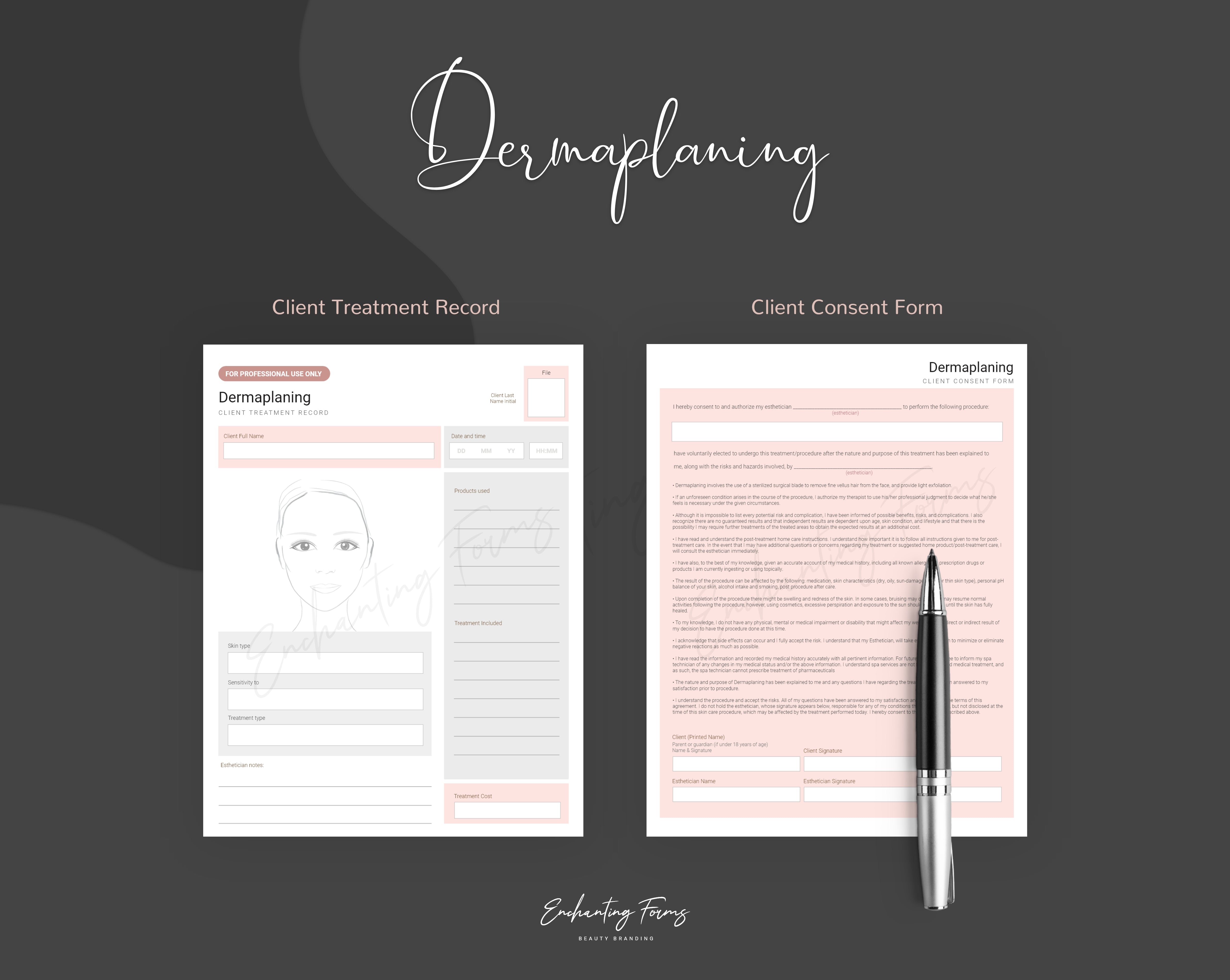 Dermaplaning Consultation Forms