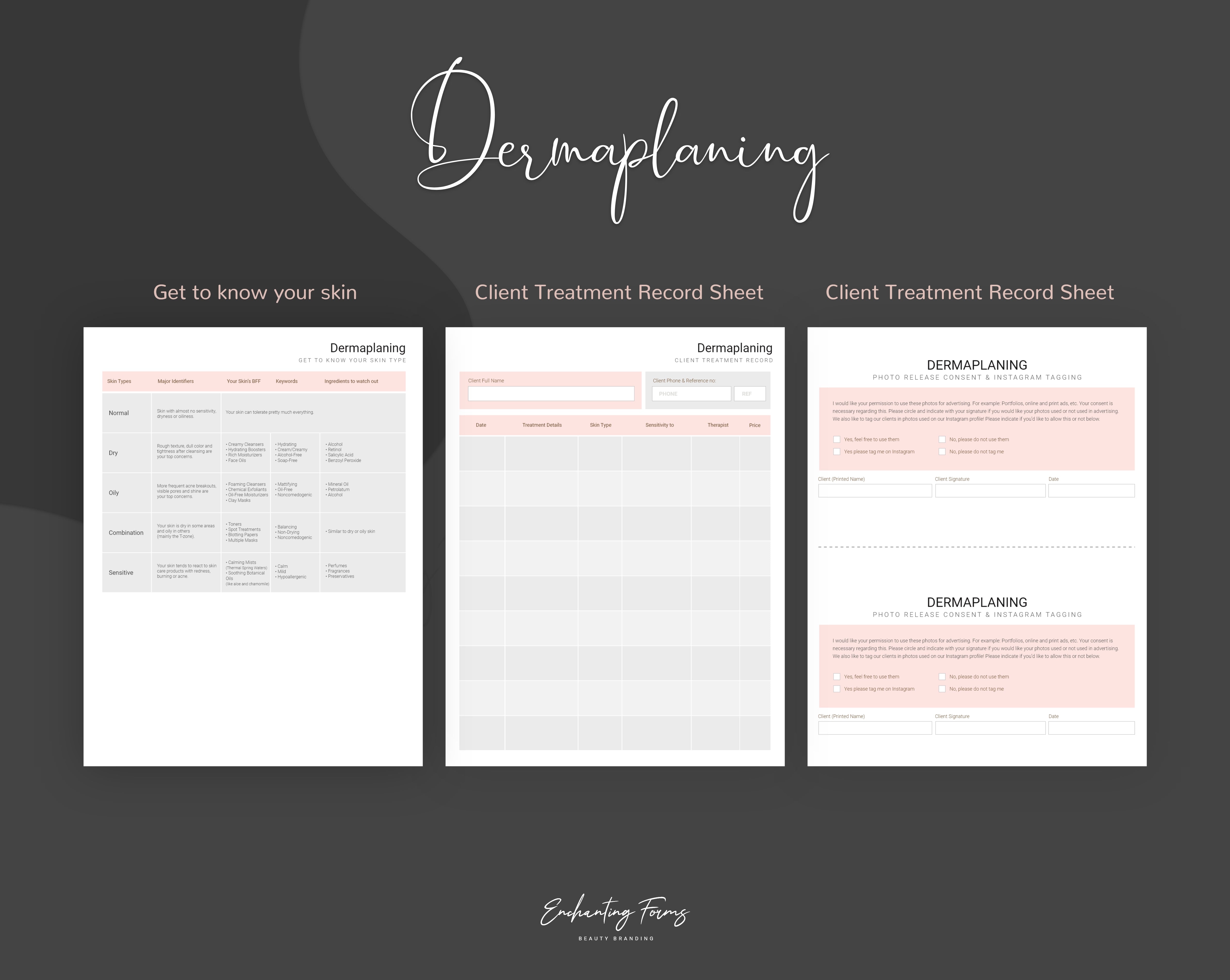 Dermaplaning Consultation Forms