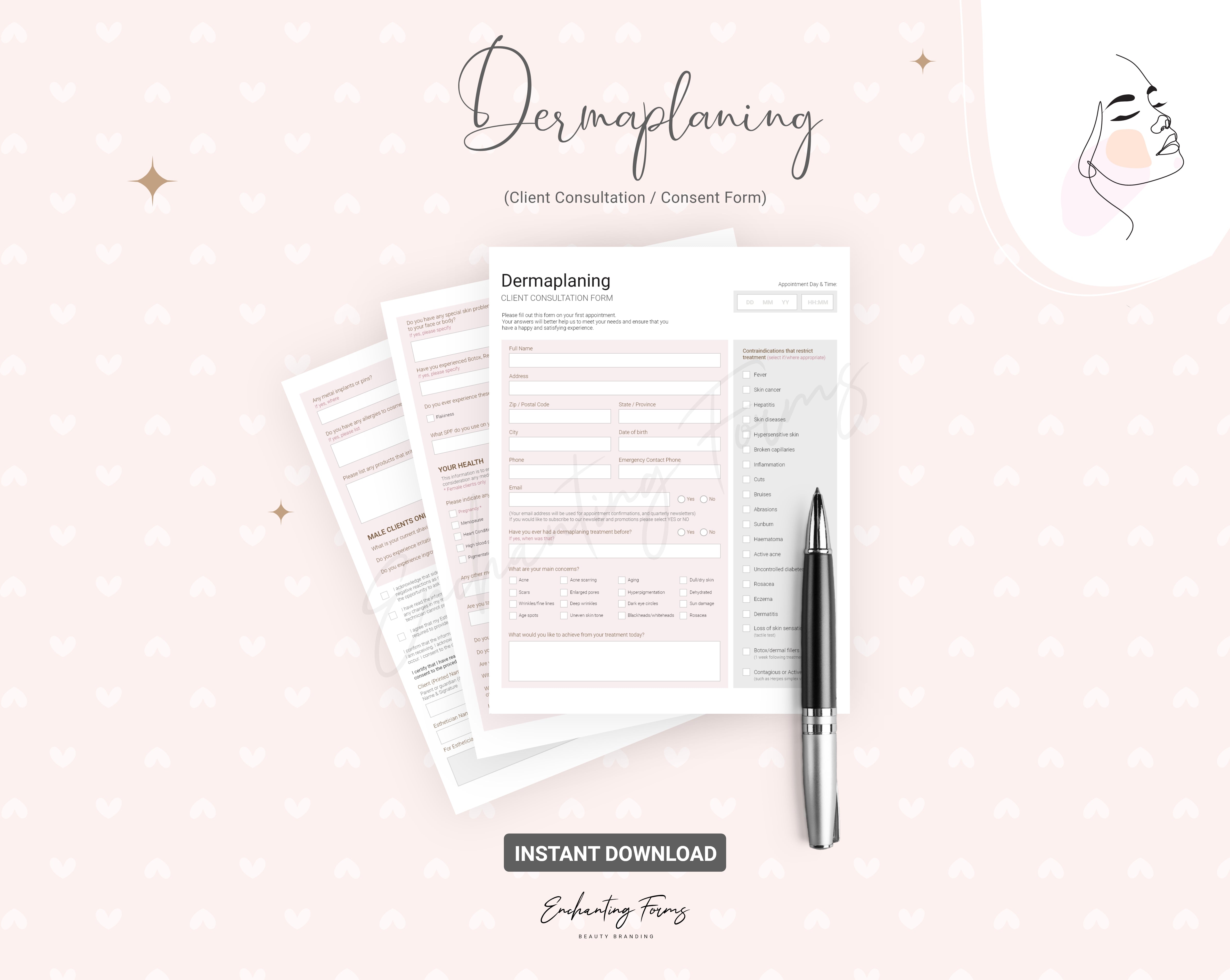 Dermaplaning Consultation & Consent Forms