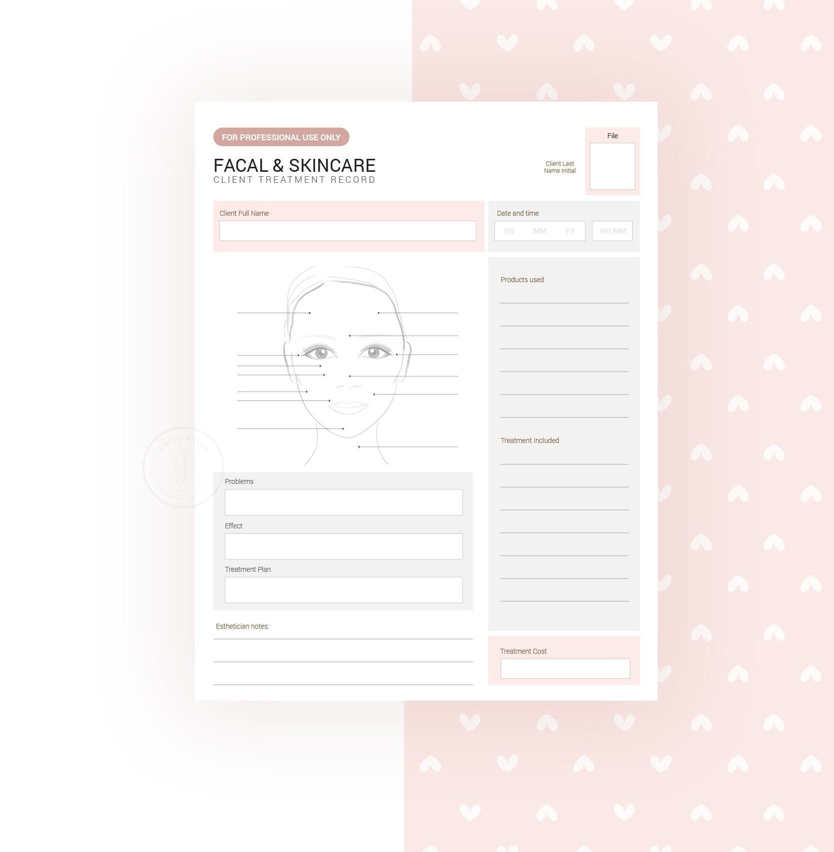 Skincare Consultation & Consent Forms