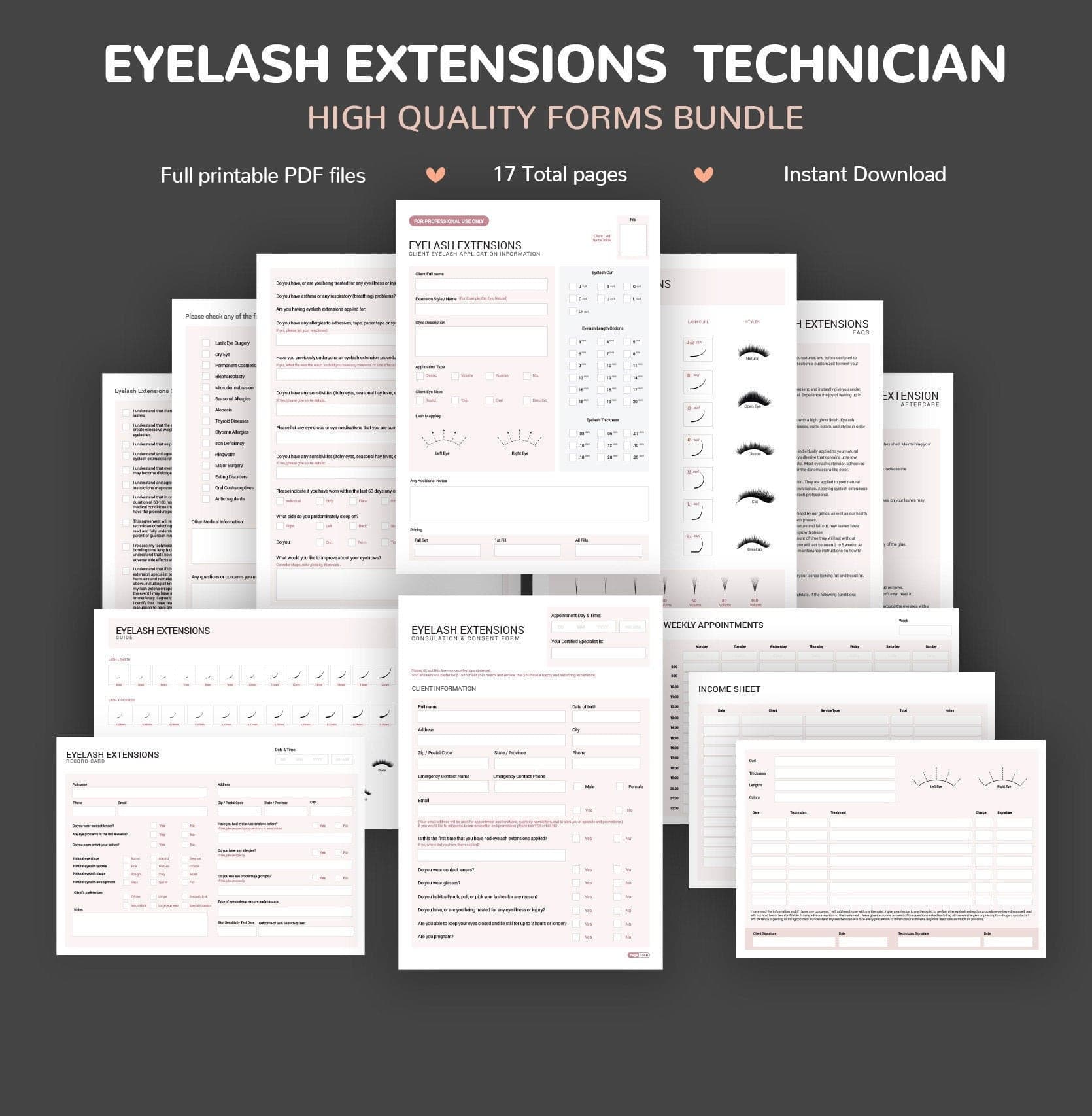 Lash Tech Consultation & Consent Forms