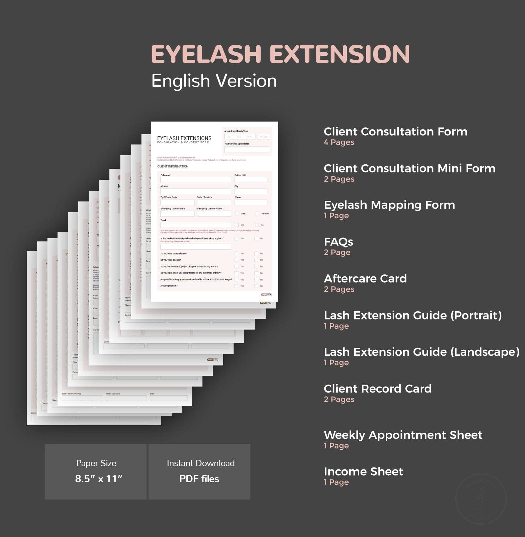 Lash Tech Consultation & Consent Forms