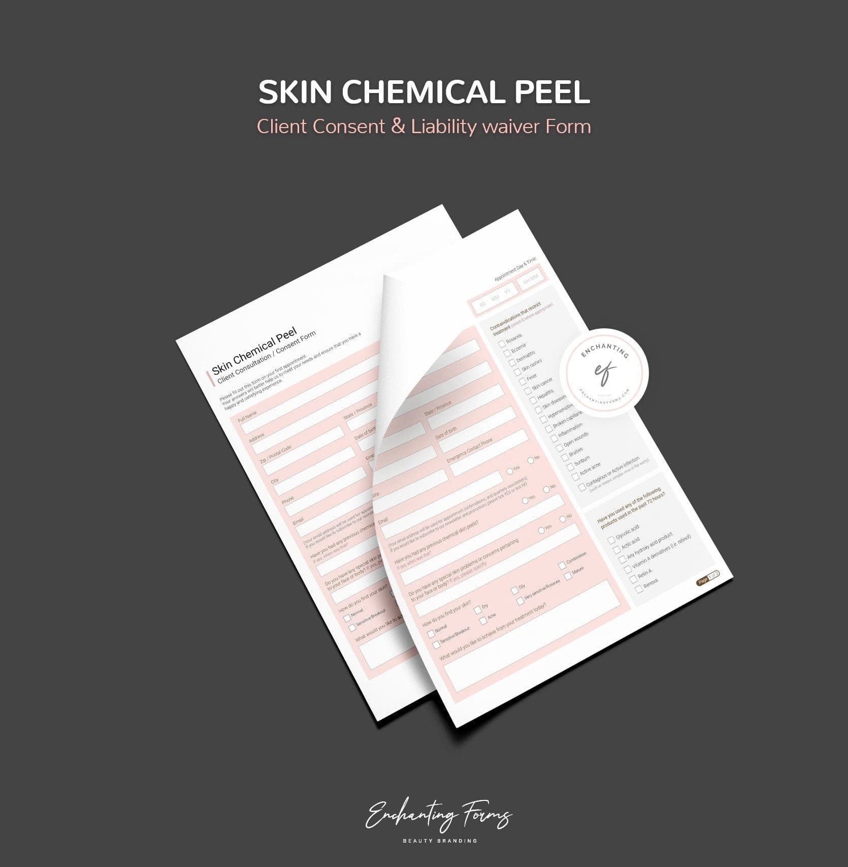 Chemical Peel Consultation & Consent Forms