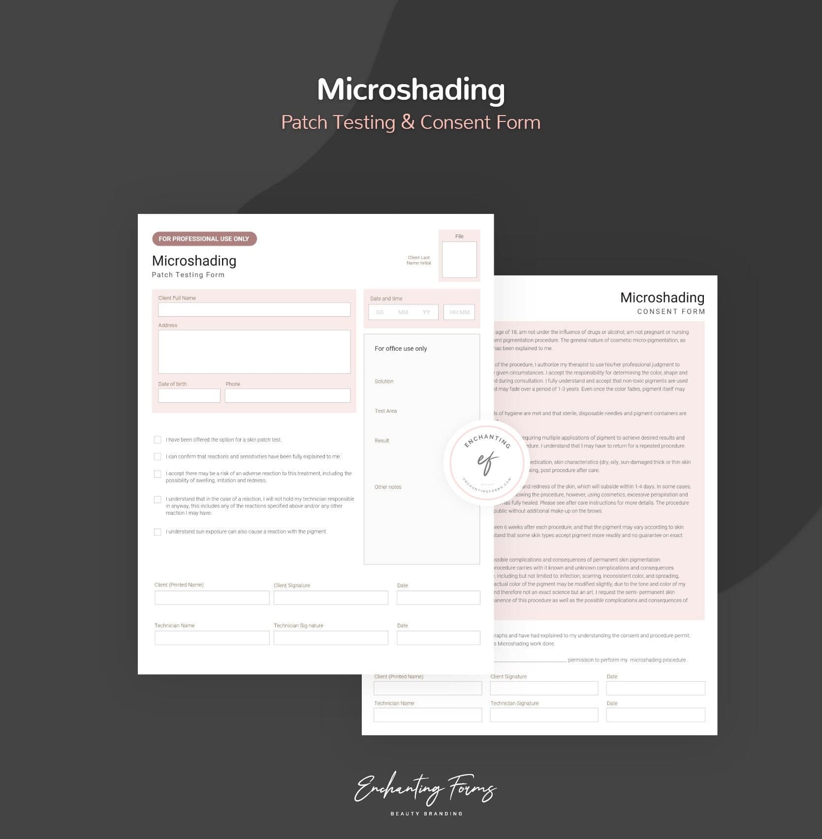 Microshading Consultation & Consent Forms