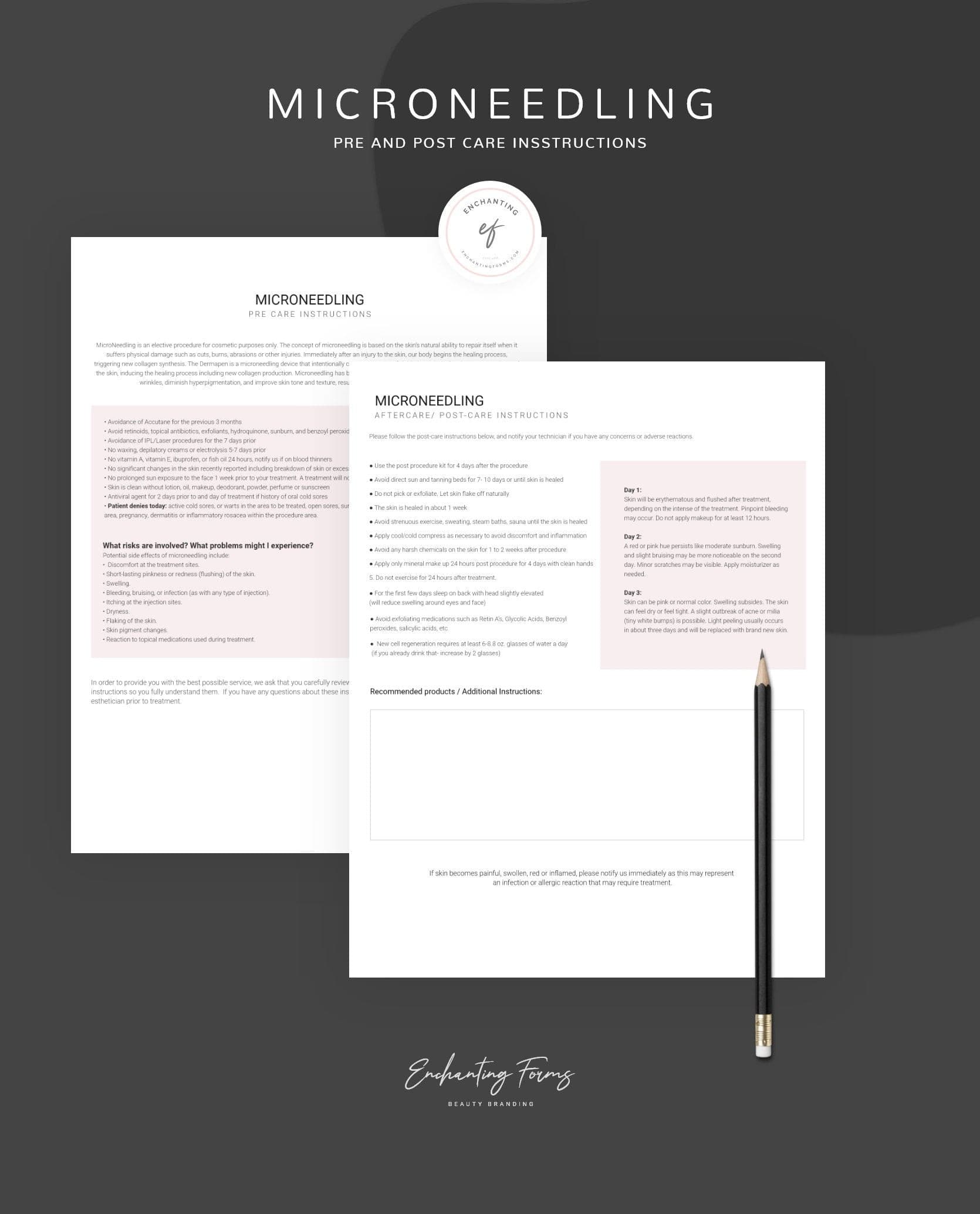 Microneedling Consultation & Consent Forms