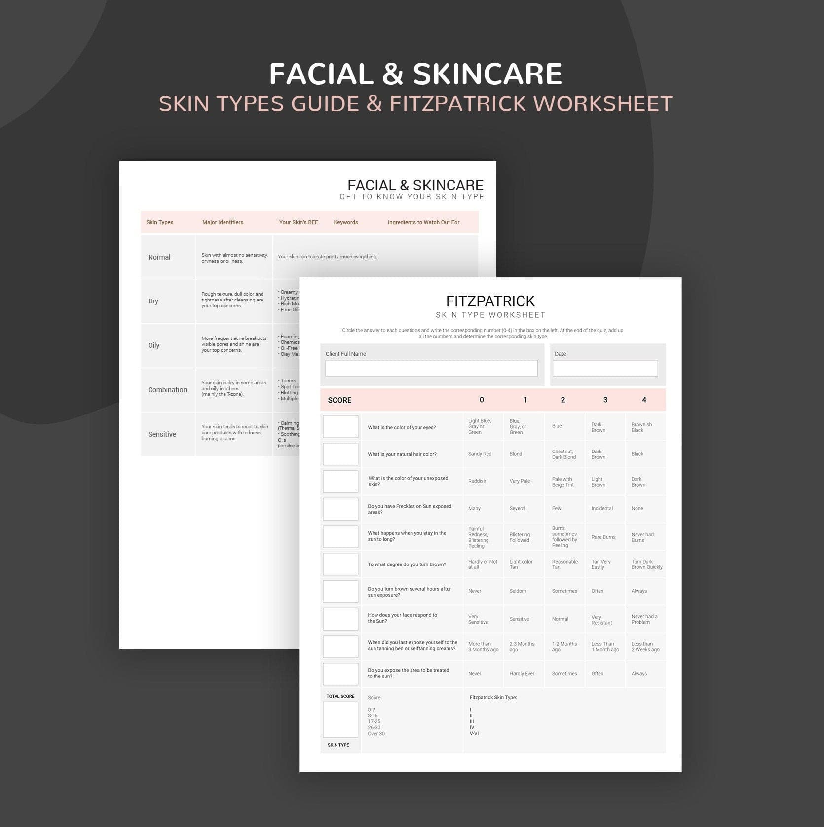 Skincare Consultation & Consent Forms