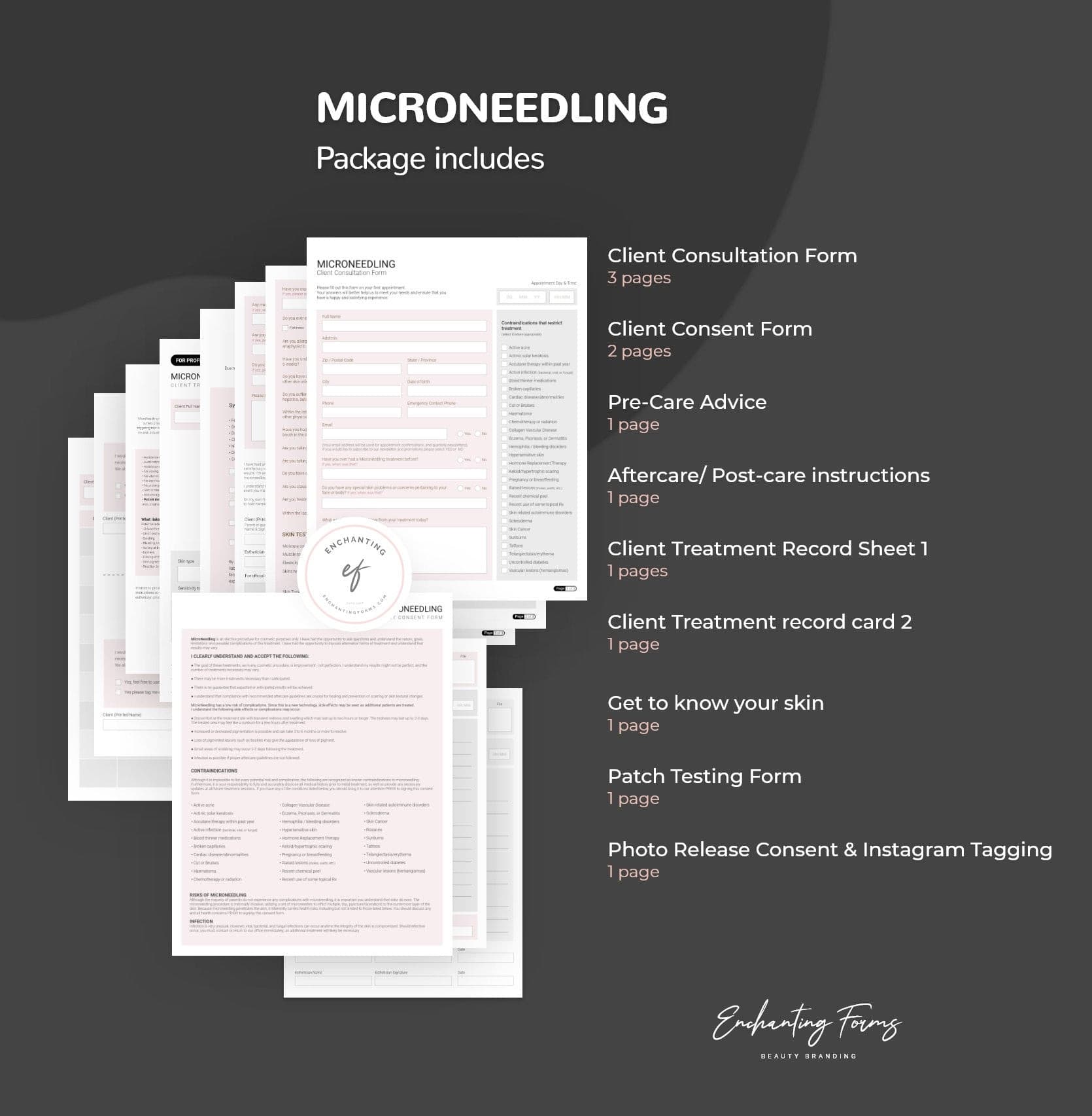 Microneedling Consultation & Consent Forms