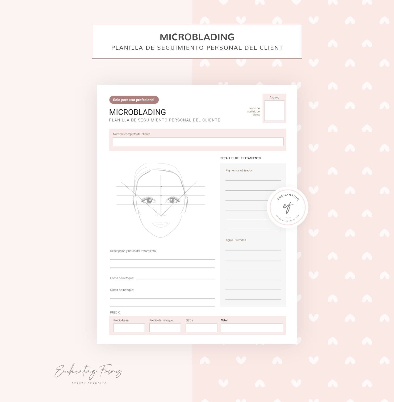 ESPAÑOL - Microblading Consultation & Consent Form